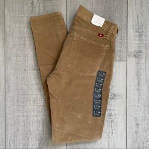 Lucky Brand - Charlie Skinny - Tan Corduroy - NWT